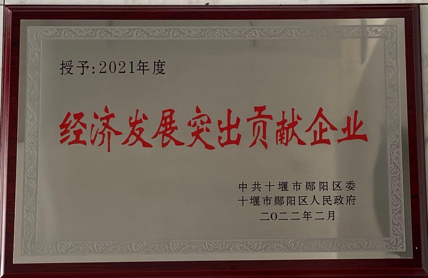經(jing)濟發展(zhǎn)突出貢(gòng)獻企業(yè)